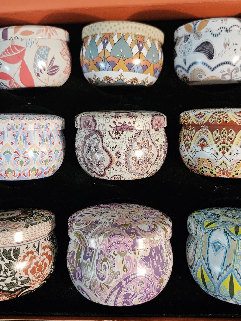 Scented Candle Set - 9 pcs - Pleasant Unique Scents
